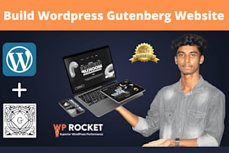design wordpress blog website using gutenberg kadence blocks