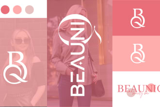 design luxury fashion, clothing brand, cosmetic, jewellery, streetwear line logo