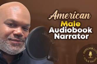 deliver a professional audiobook narration