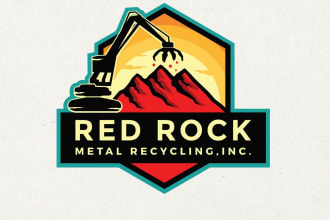 design a professional modern recycling logo