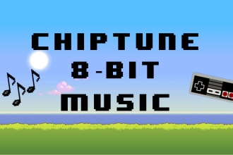compose an 8 bit chiptune style track