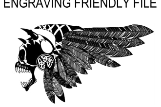 make files for laser engraving like dxf, ai