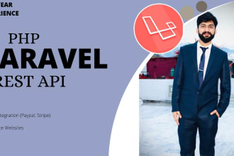 fix, develop PHP laravel custom website and restful API