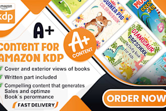 create exclusive a plus content for amazon kdp