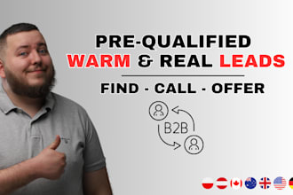 make prequalified warm leads b2b