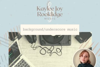 compose original background music for your video or podcast