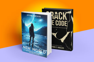 do unique book cover, kindle book or ebook cover design within 3 hours
