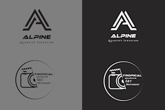 do modern minimalist line art text or letter logo design