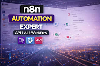 develop n8n workflow, n8n automation, ai automation, or n8n ai agent