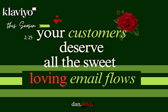 setup klaviyo email marketing flows expert klaviyo marketing for shopify