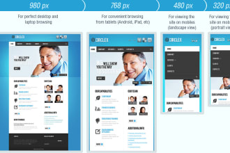 create Responsive HTML Template