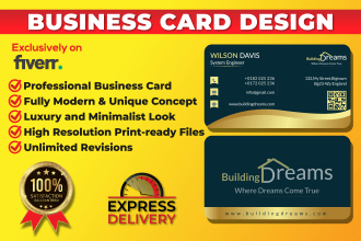 do modern business card unique name card luxury minimalist visiting card design