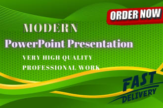 design  powerpoint template and modern presentation