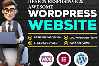 build a awesome responsive wordpress website