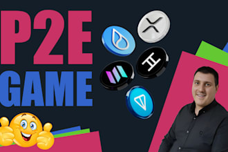 build p2e crypto game on hedera, solana, sui, xrpl and ton