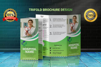 design business flyer, bifold and trifold brochure