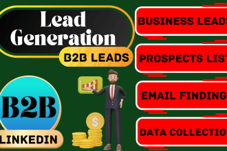 do b2b lead generation business email prospect list contact list data mining