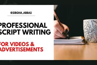 write your youtube video script