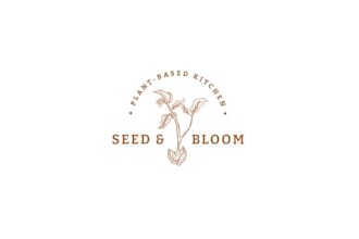do brilliant attractive cute seed bloom logo within 24 hours