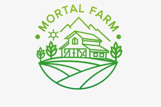 do make an modern custom line art logo