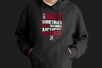 design modern typography t shirt design
