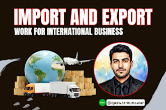 help in international business related work export import