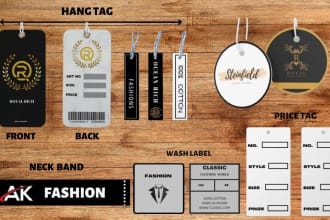 design clothing hang tag and all clothing label