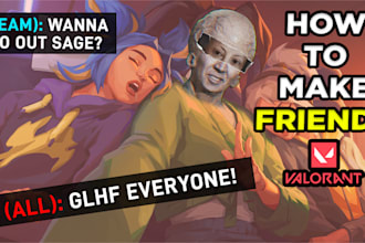 make two valorant thumbnails for you