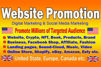 promote your website, product, business, online store, or any link