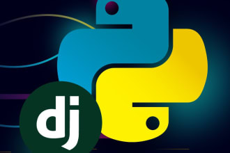 do web development with django, python