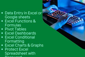 be your microsoft excel word and google sheets expert