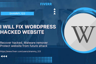recover wordpress hacked website