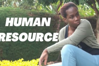 write human resource management, research, and projects