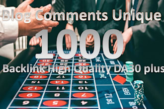 300 new strategy dofollow blog comments backlinks da20 plus