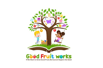 design kids, child care, baby care, kids school logo for you