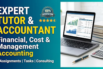 teach and tutor cost, management and financial accounting assignments