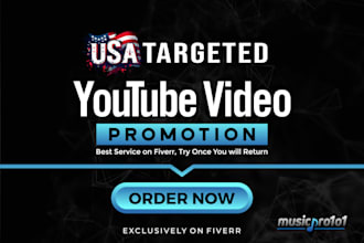 do USA target youtube video promotion