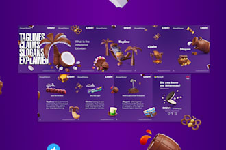 design artisanal carousel for instagram and linkedin