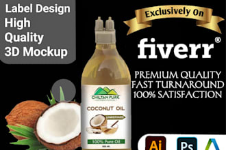 create amazon product label, cbd label, supplement label