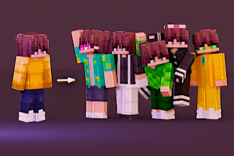 draw different outfits for your minecraft skin