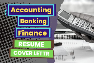 deliver management level accounting, finance, banking resume