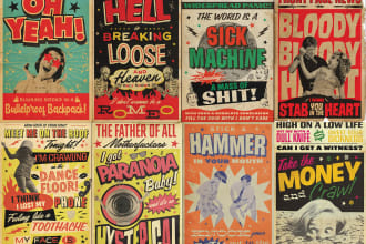 design a retro poster