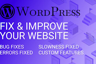 fix your wordpress website issue