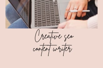 do SEO article writing, blog post writing or content writing