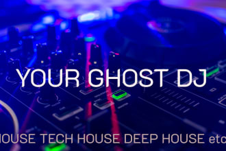 be your ghost dj with high quality music library