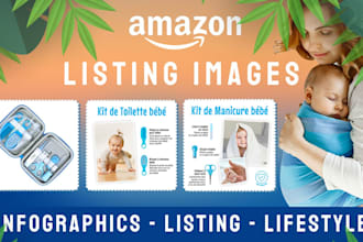 do amazon product listing lifestyle infographic  images