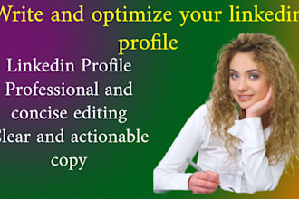 write and optimize your linkedin profile