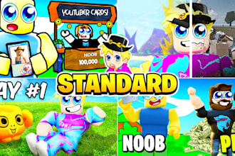 make a cheap professional roblox thumbnail for you