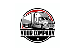make elegant van, truck, lorry and transport logo for you