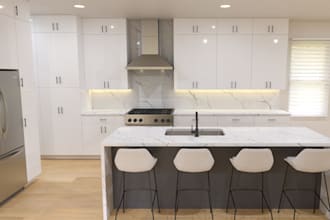 do photorealistic 3d modern kitchen renderings for remodel